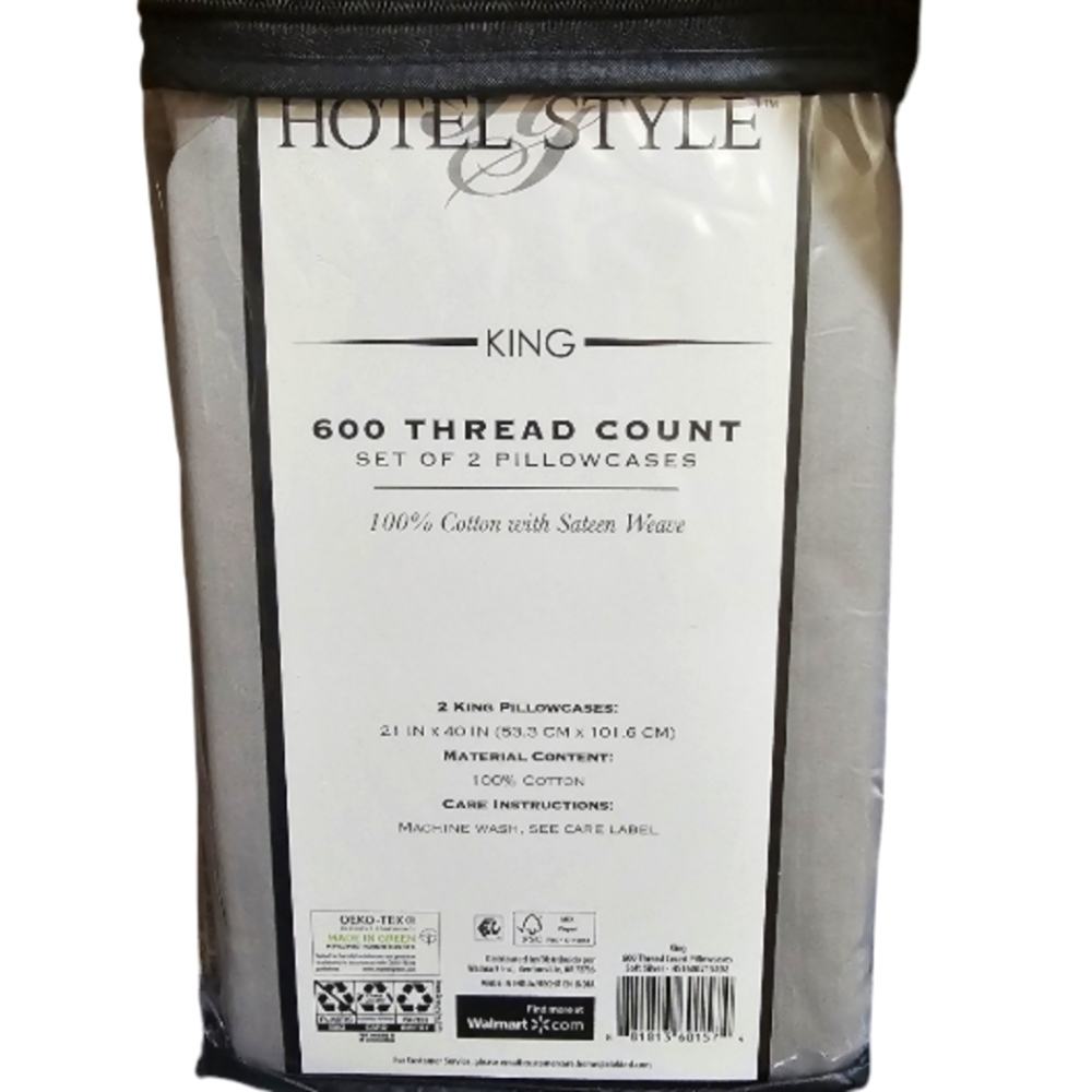 Gray King Size Pillow Cases